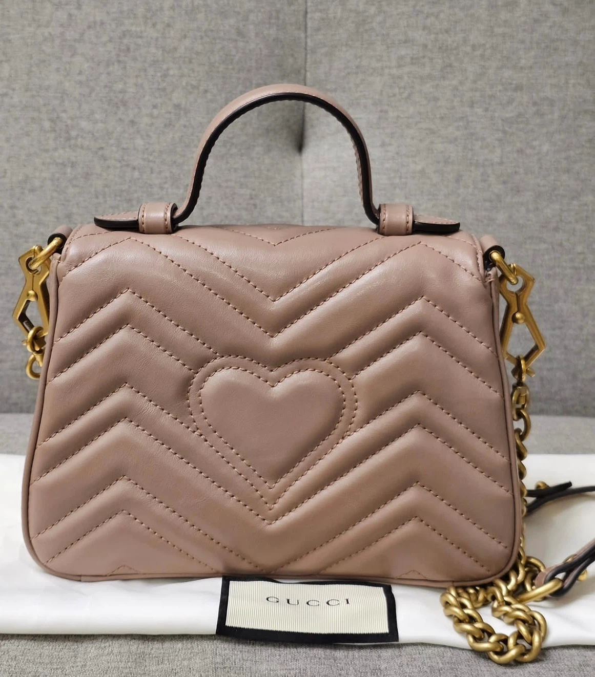 💯Authentic Gucci Marmont Small Top Handle/Crossbody Bag - photo 2