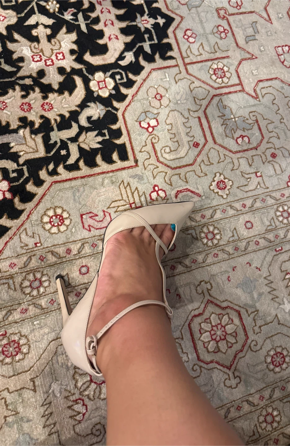 Zara high heels, cream colour, size 11 - photo 3