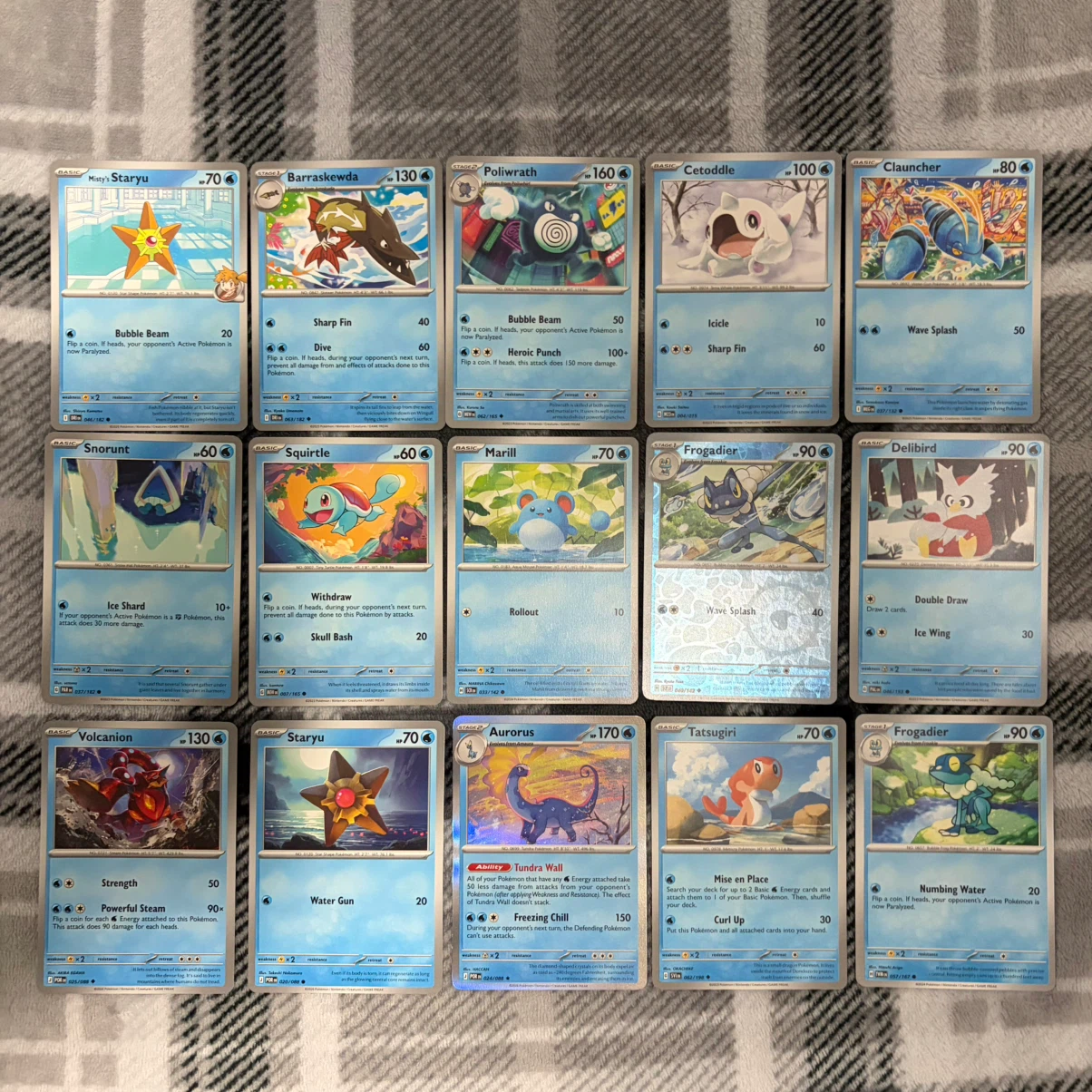 Water-type Pokémon Cards