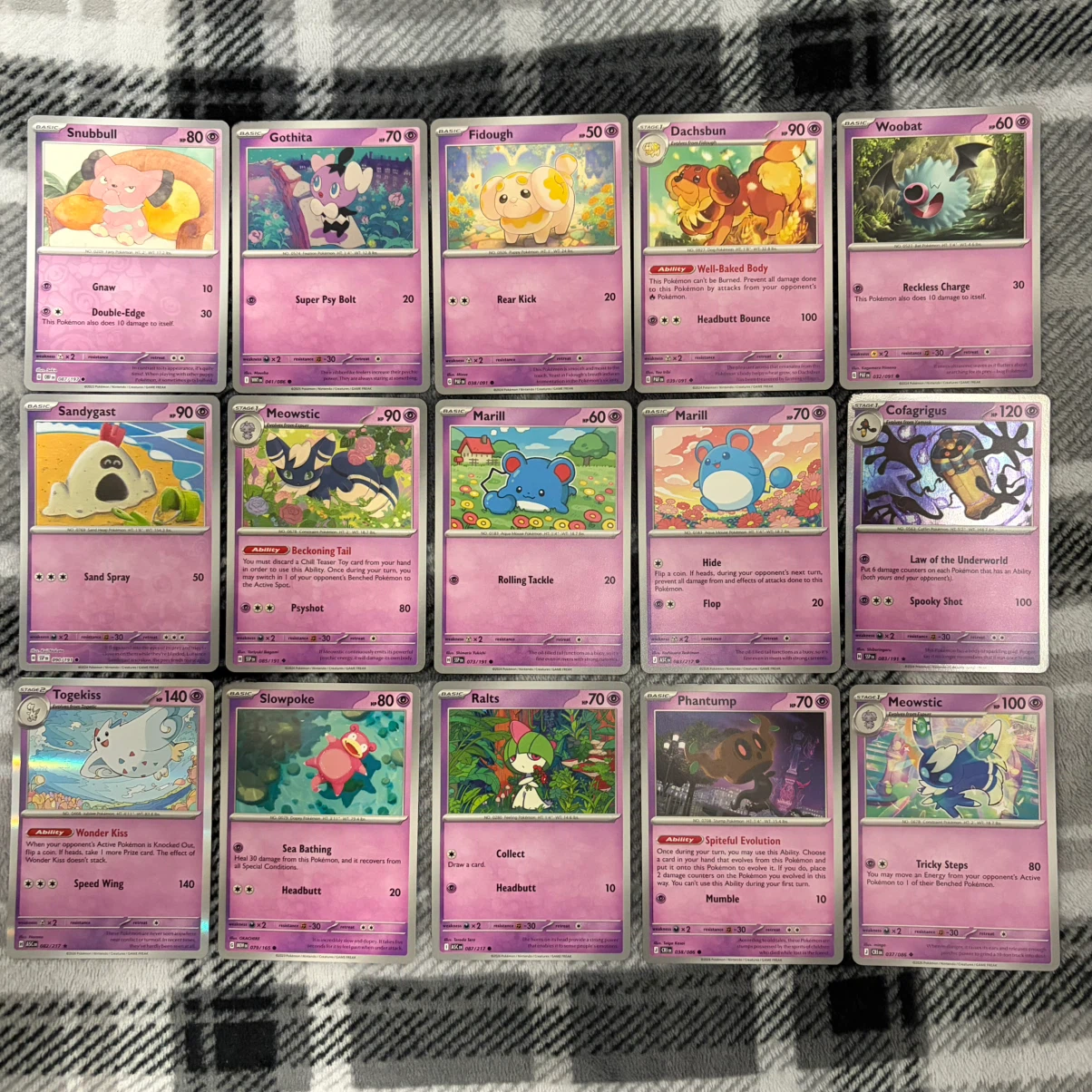 Psychic-Type Pokémon Cards