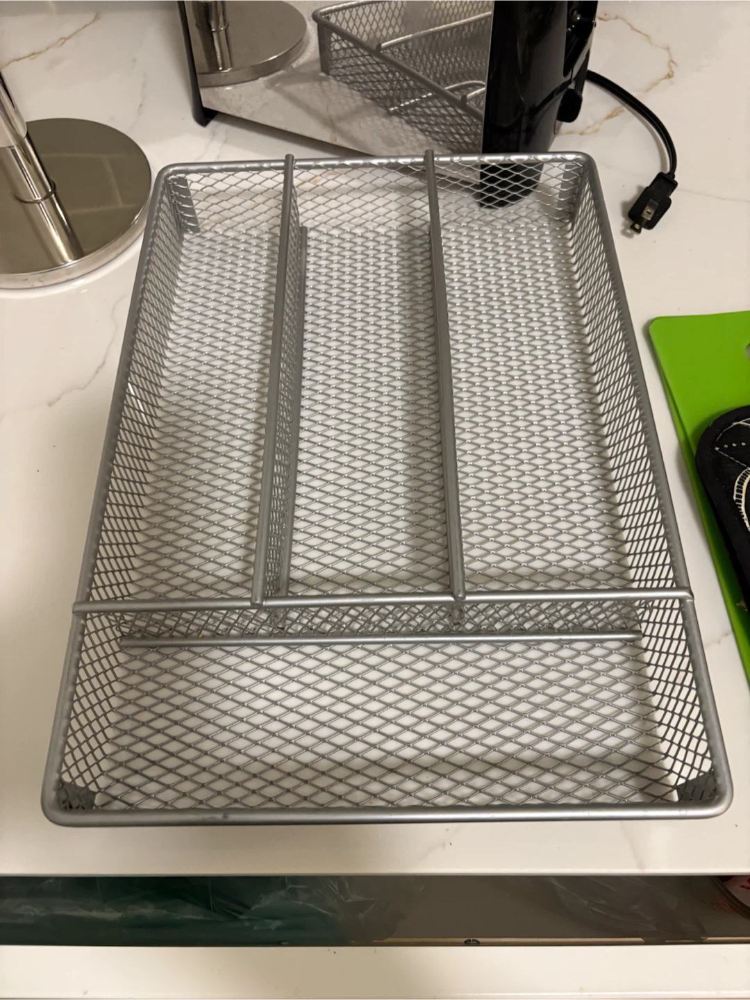 Wire Mesh Cutlery Organizer Tray