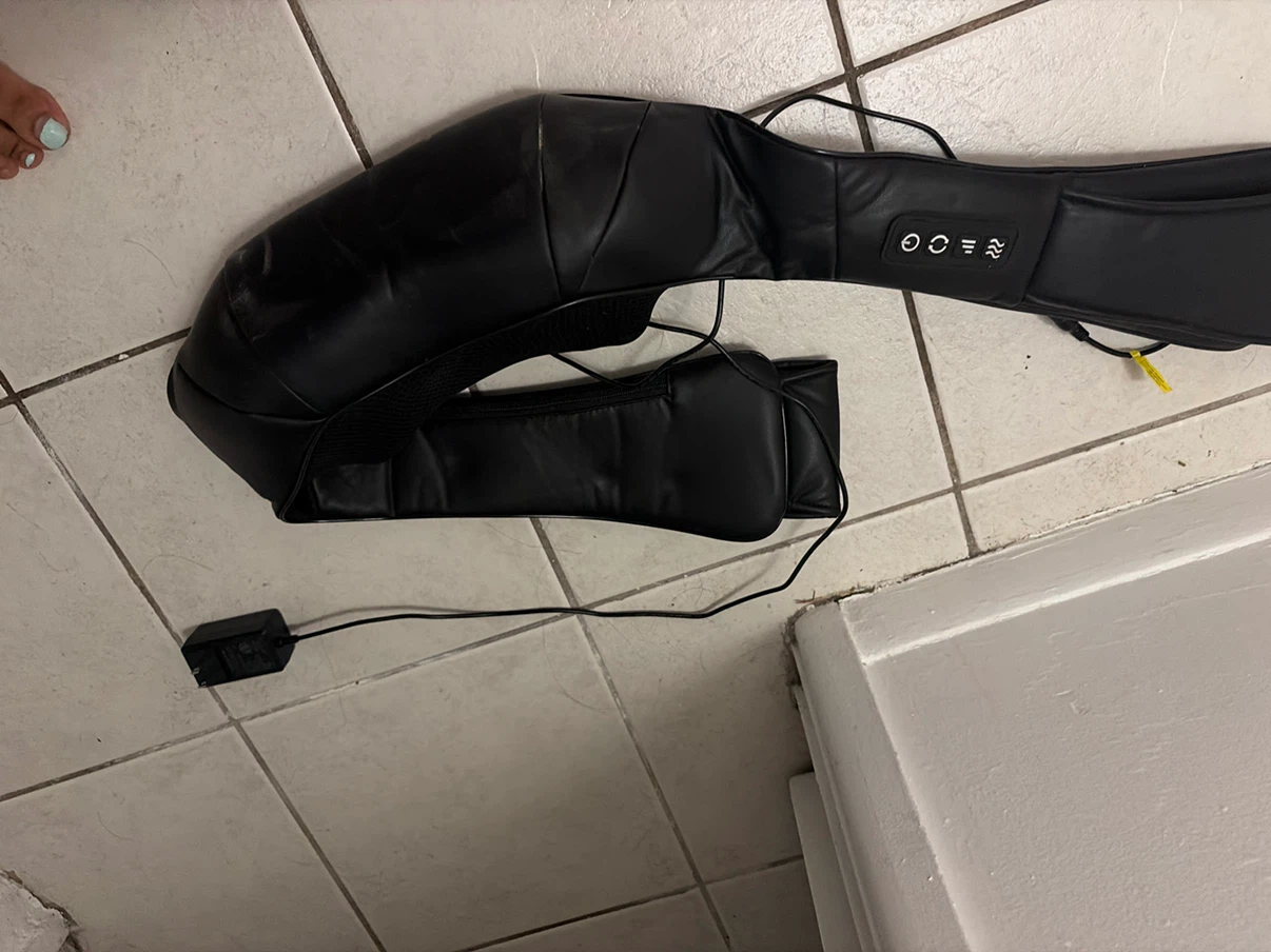 Black Neck and Shoulder Massager with Heat
