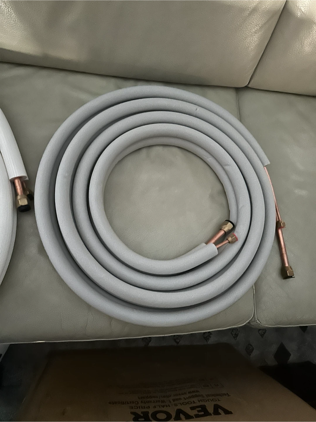 1/4” & 1/2” copper line set 16’  - NEW - photo 3