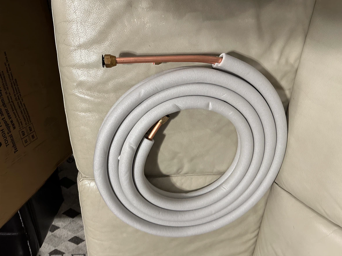 1/4” & 1/2” copper line set 16’  - NEW - photo 4