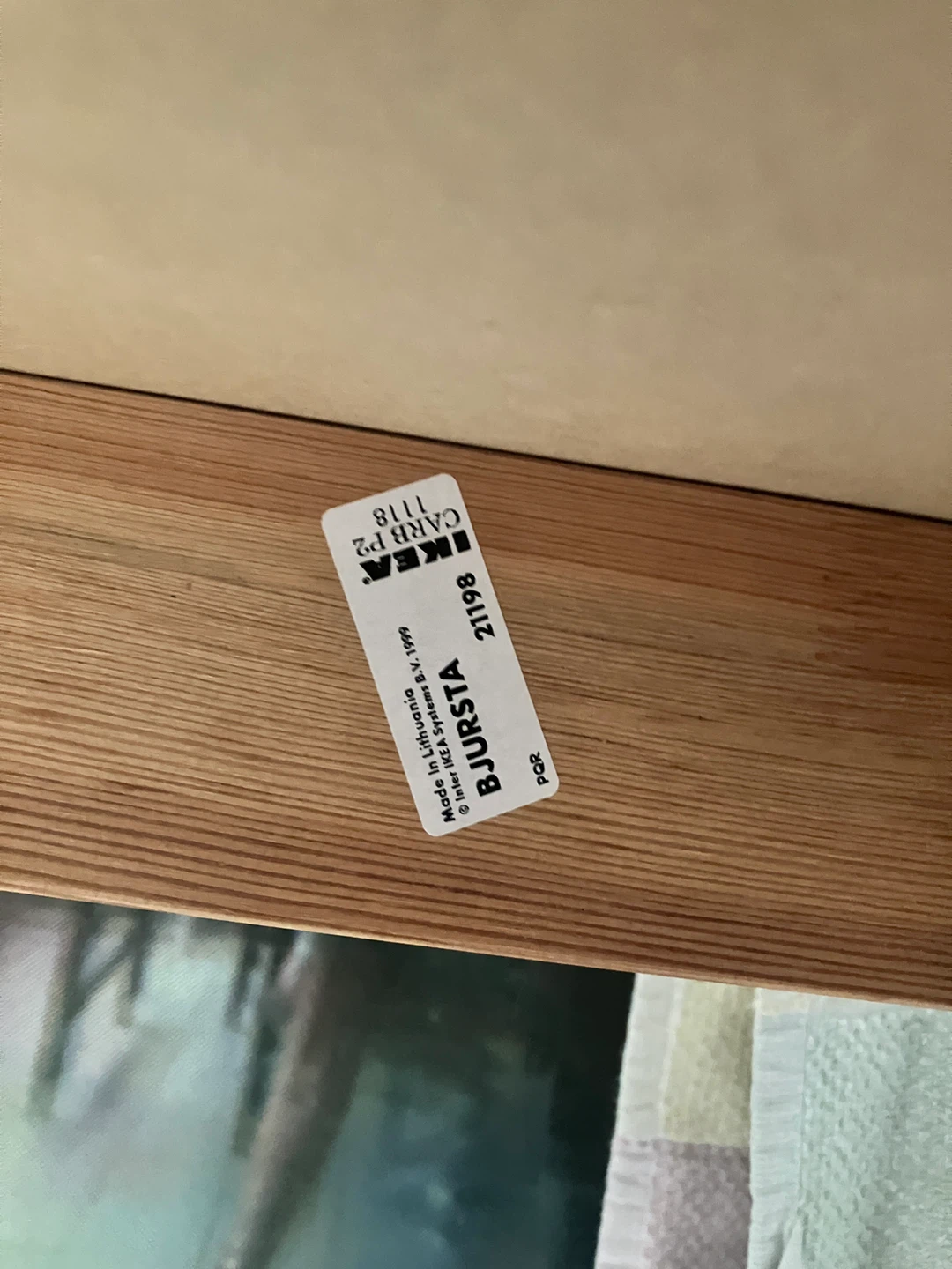 IKEA BJURSTA small dining table extendable - photo 3