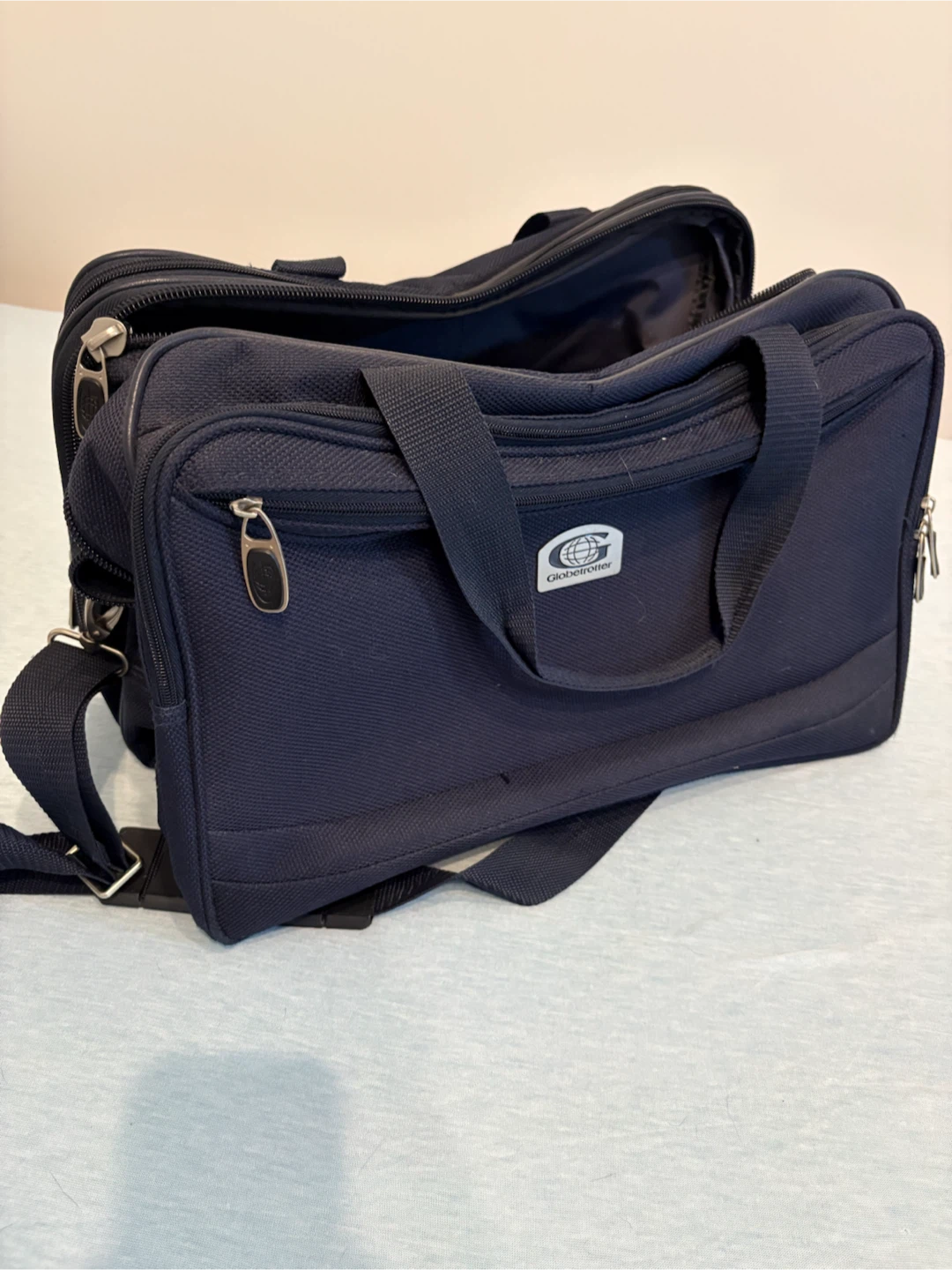 Globetrotter Navy Blue Duffel Bag