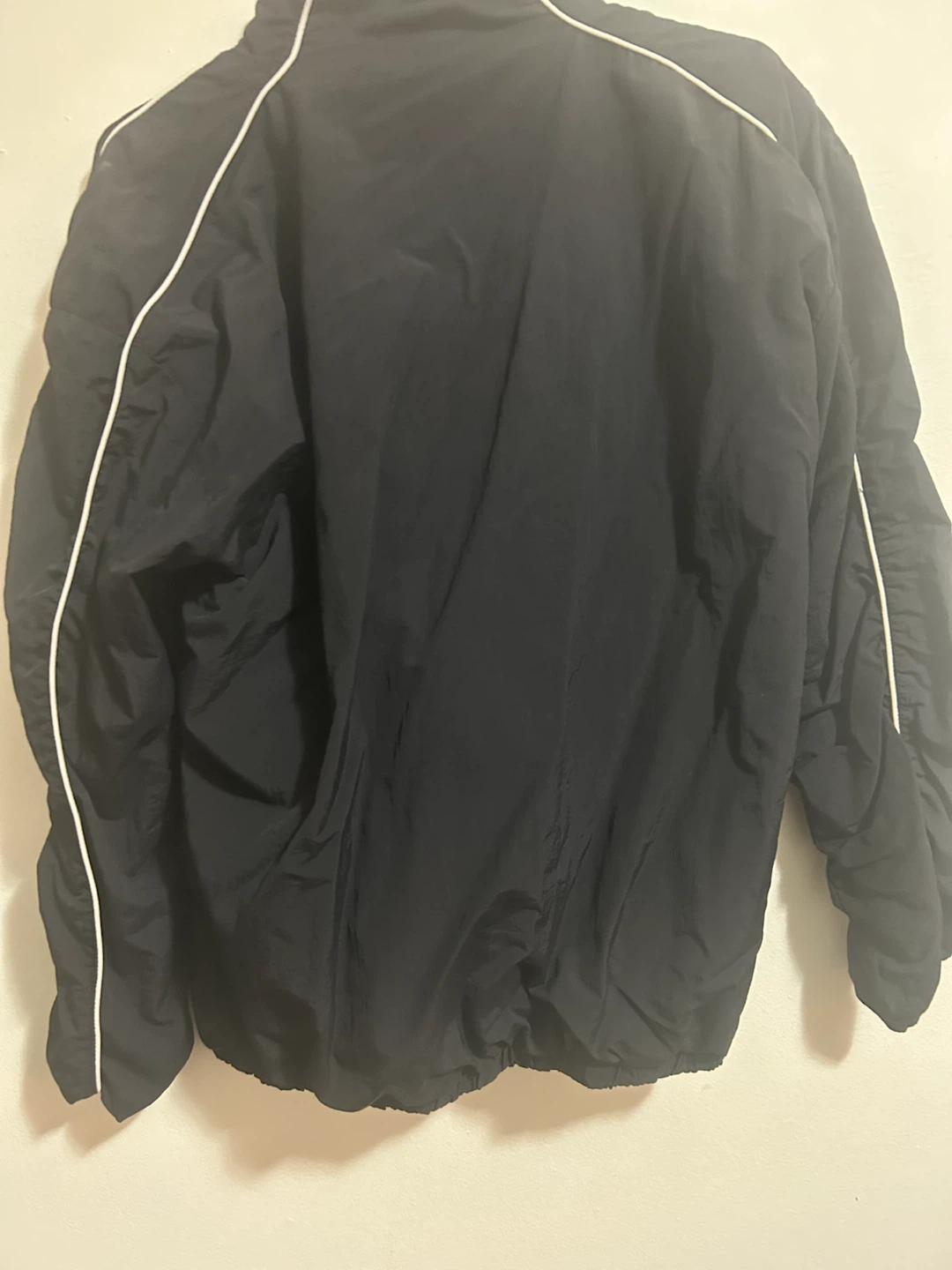 Black Track Jacket with White Piping - photo 3