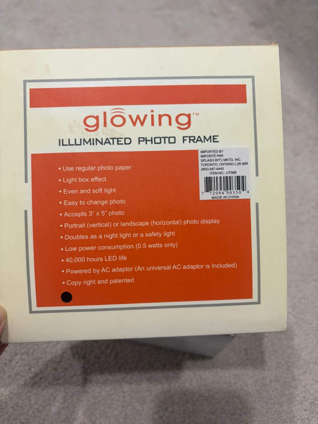 Glowing Illuminated Photo Frame - photo 2