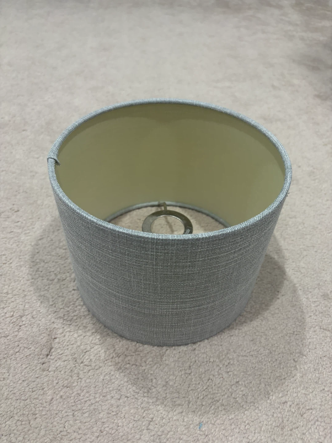 Bouclair Grey Fabric Lampshade