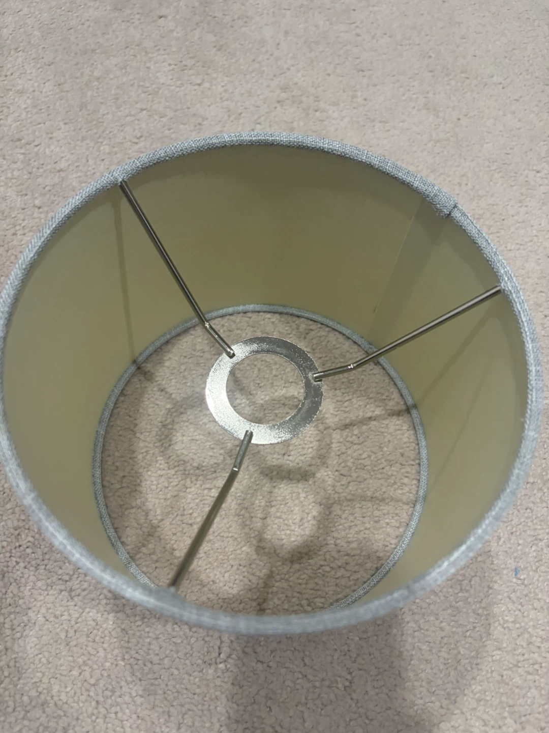 Bouclair Grey Fabric Lampshade - photo 3