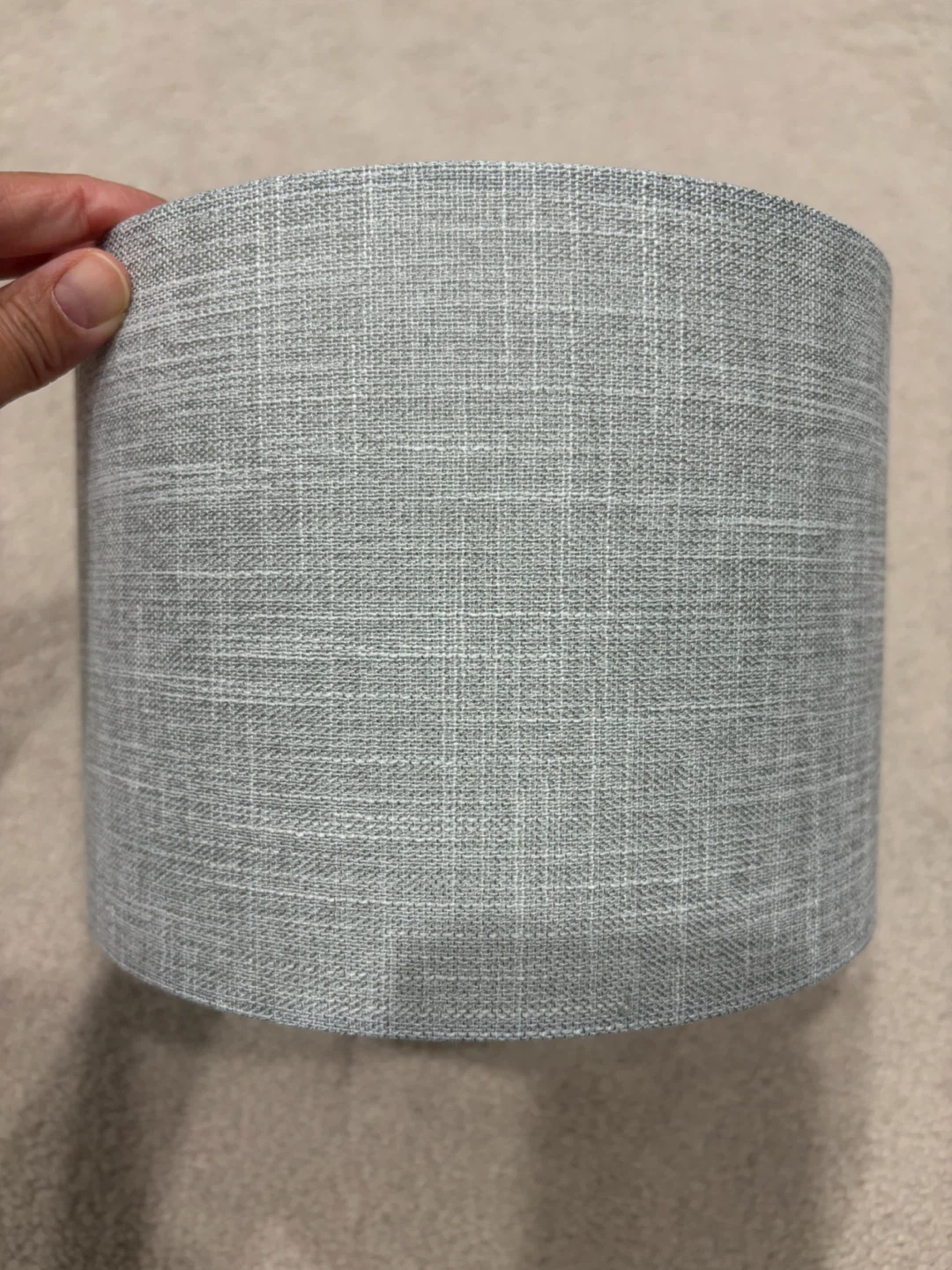 Bouclair Grey Fabric Lampshade - photo 4