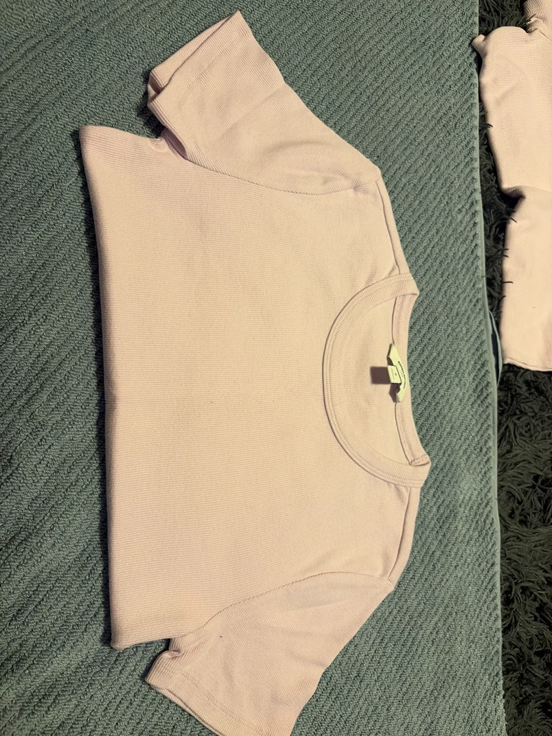 Banana Republic Pink Ribbed T-Shirt Size S - photo 3