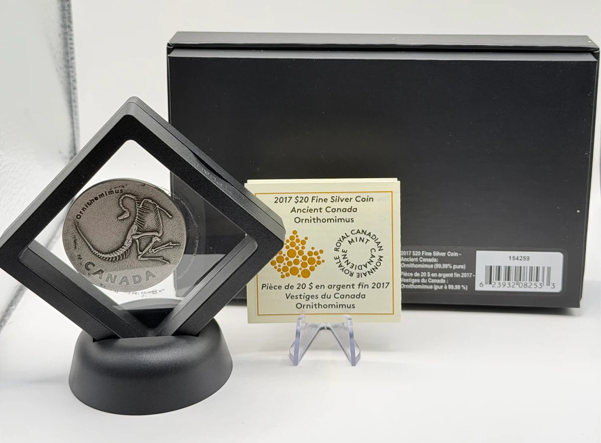 2017 $20 Fine Silver Coin - Ornithomimus