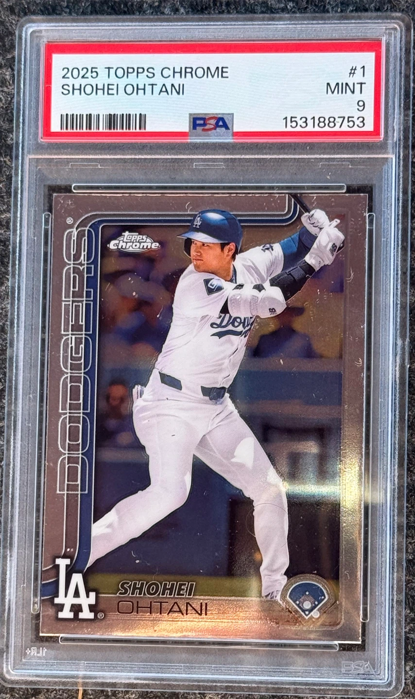 2025 Topps Chrome Shohei Ohtani Baseball Card