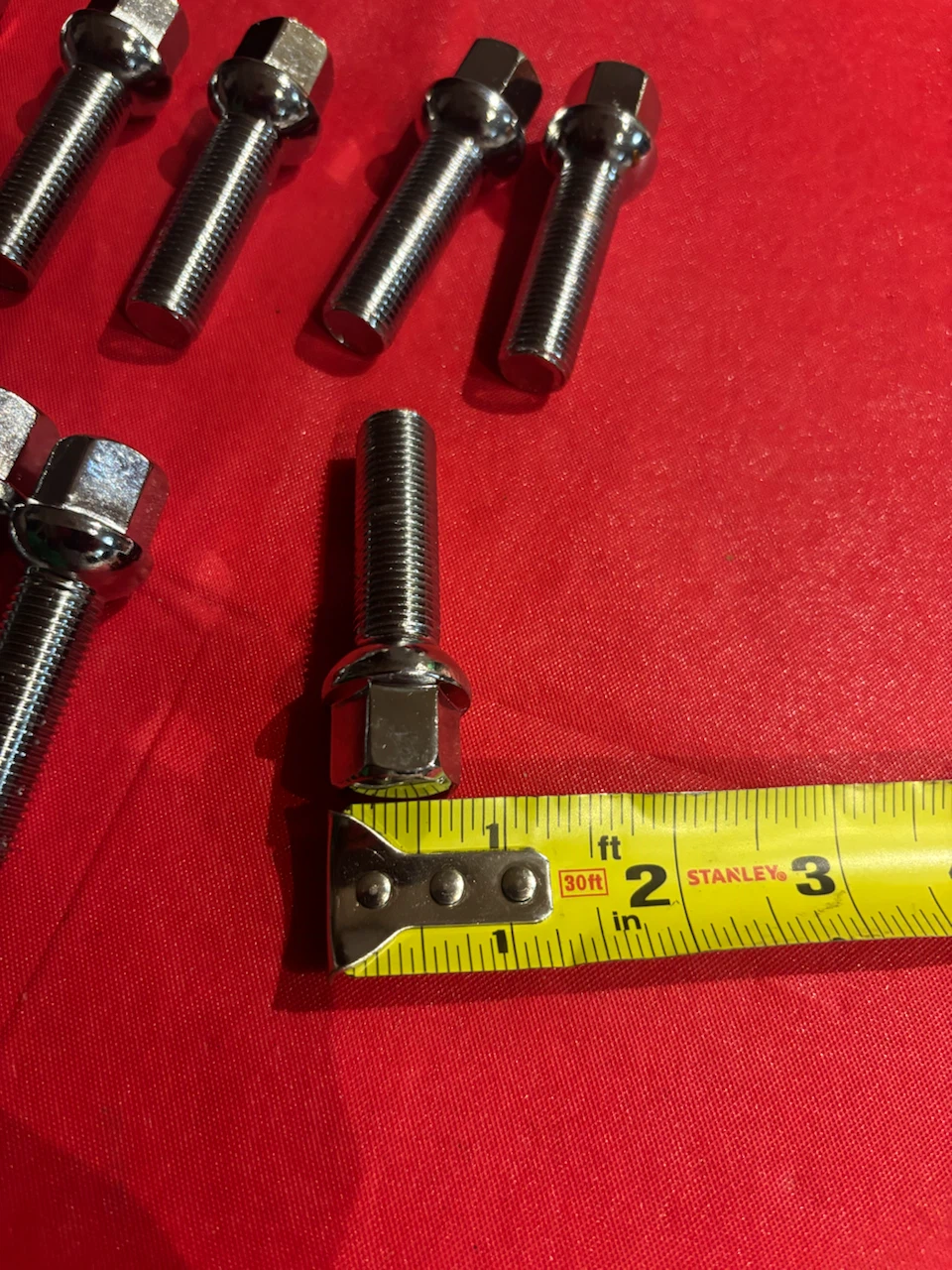 Set of 10 Chrome Lug Bolts - photo 2