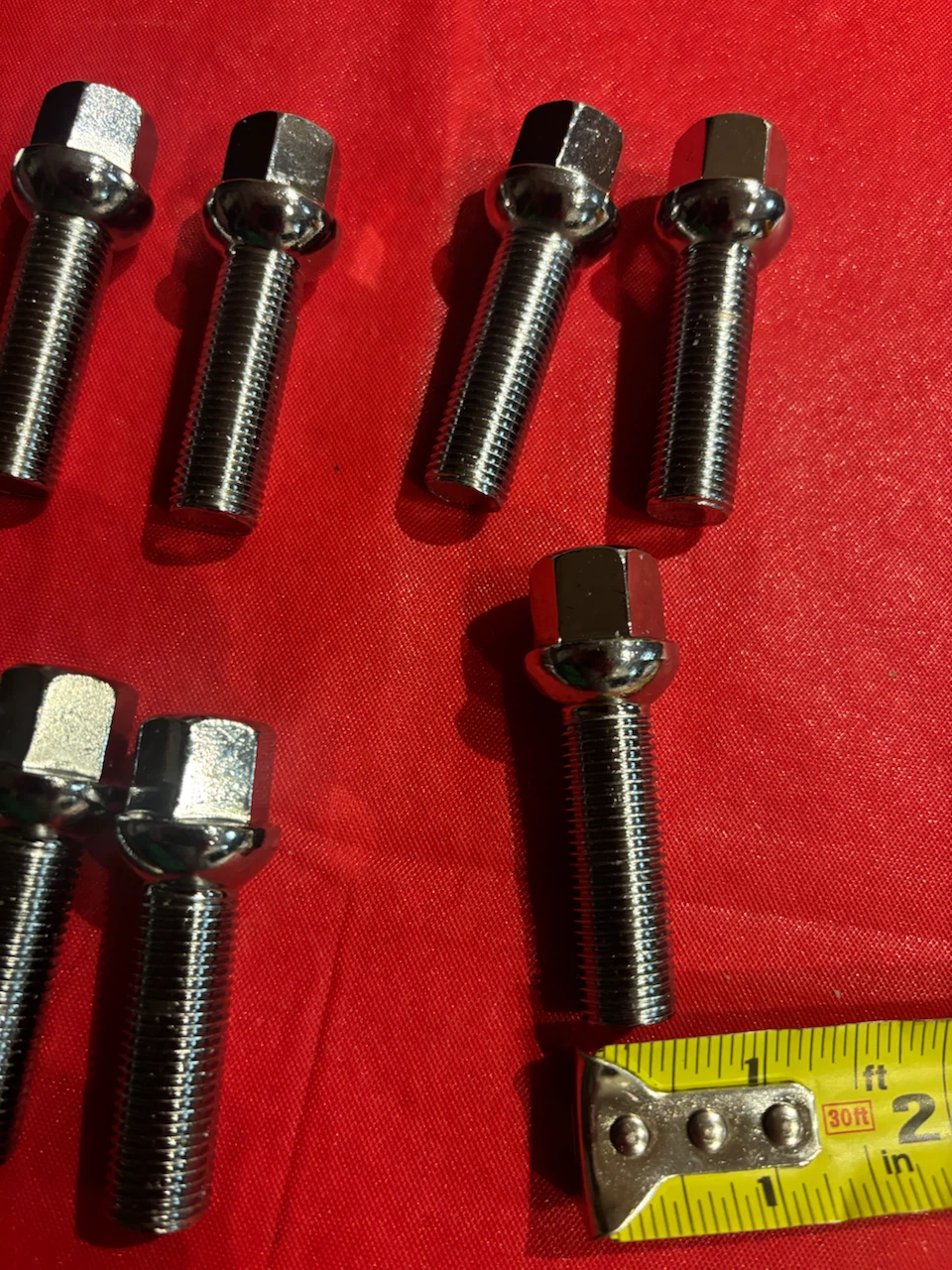 Set of 10 Chrome Lug Bolts - photo 3