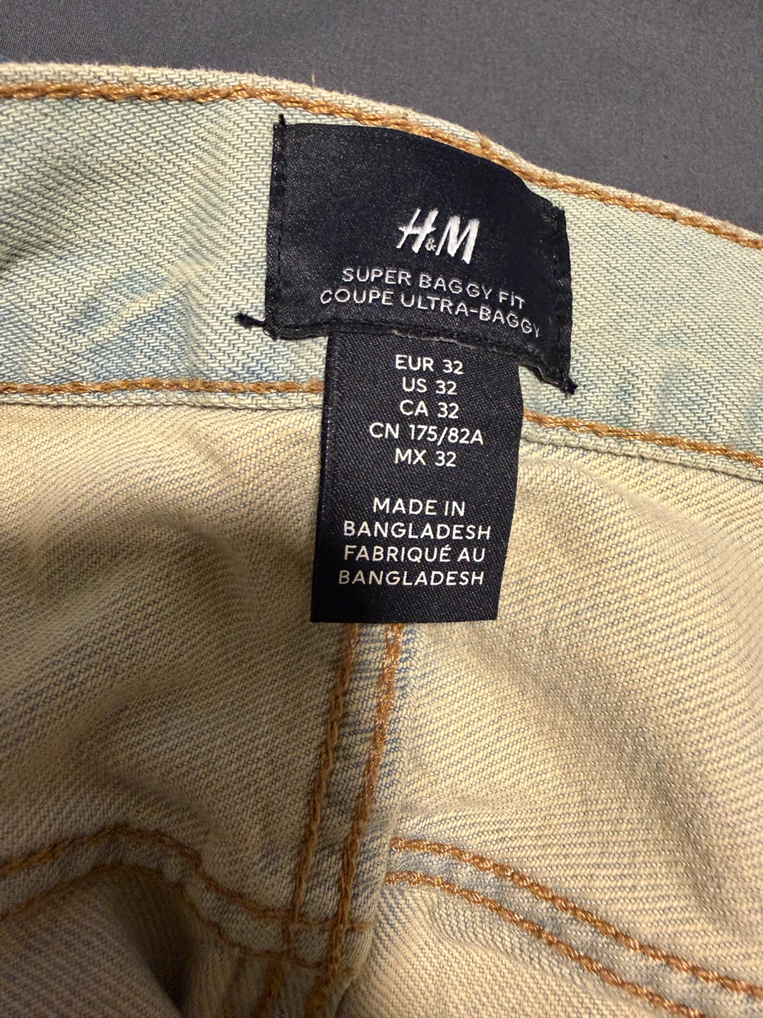 H&M Super Baggy Fit Denim jorts - photo 3