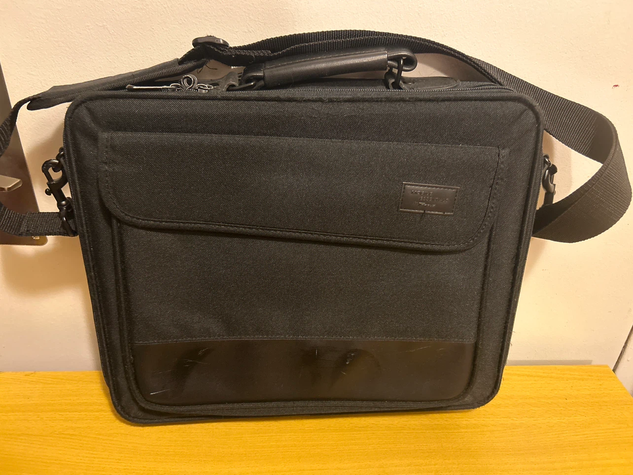 Black Laptop Bag with Shoulder Strap