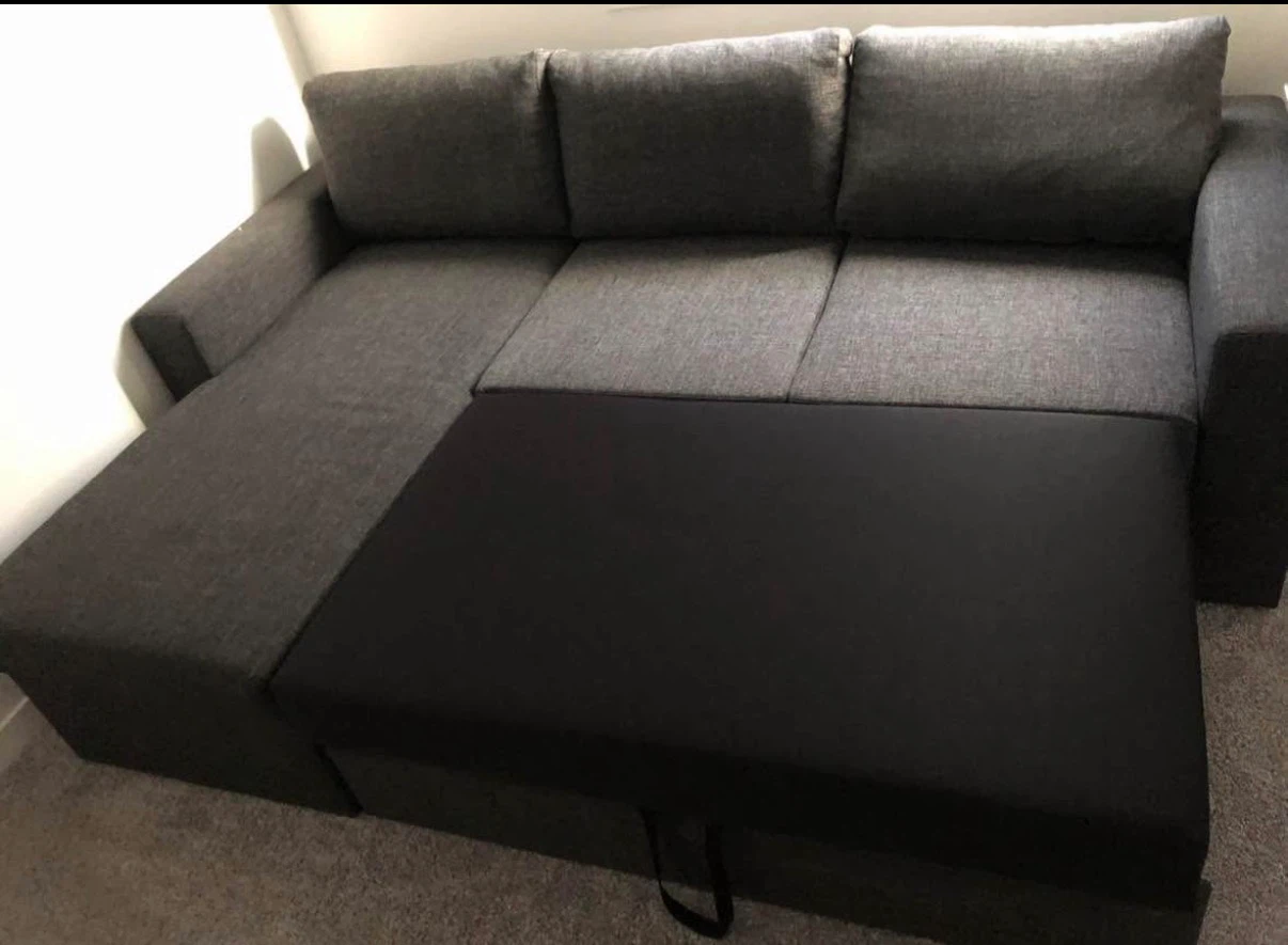 Pull out sectional sofa, chaise lounger with storage - photo 3