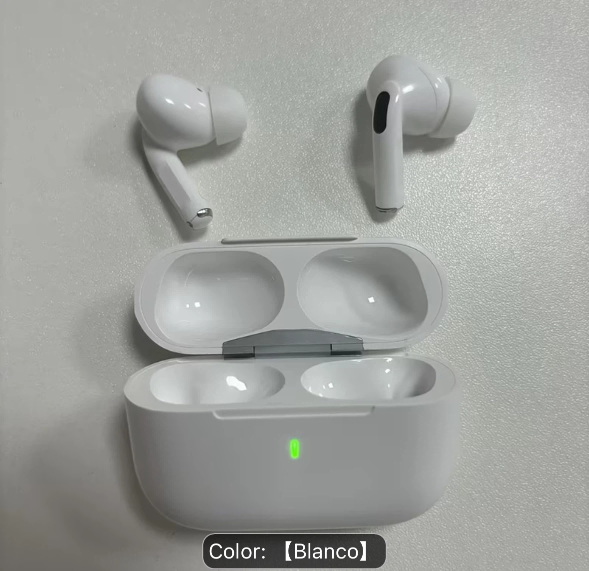 White Wireless Earbuds with Charging Case