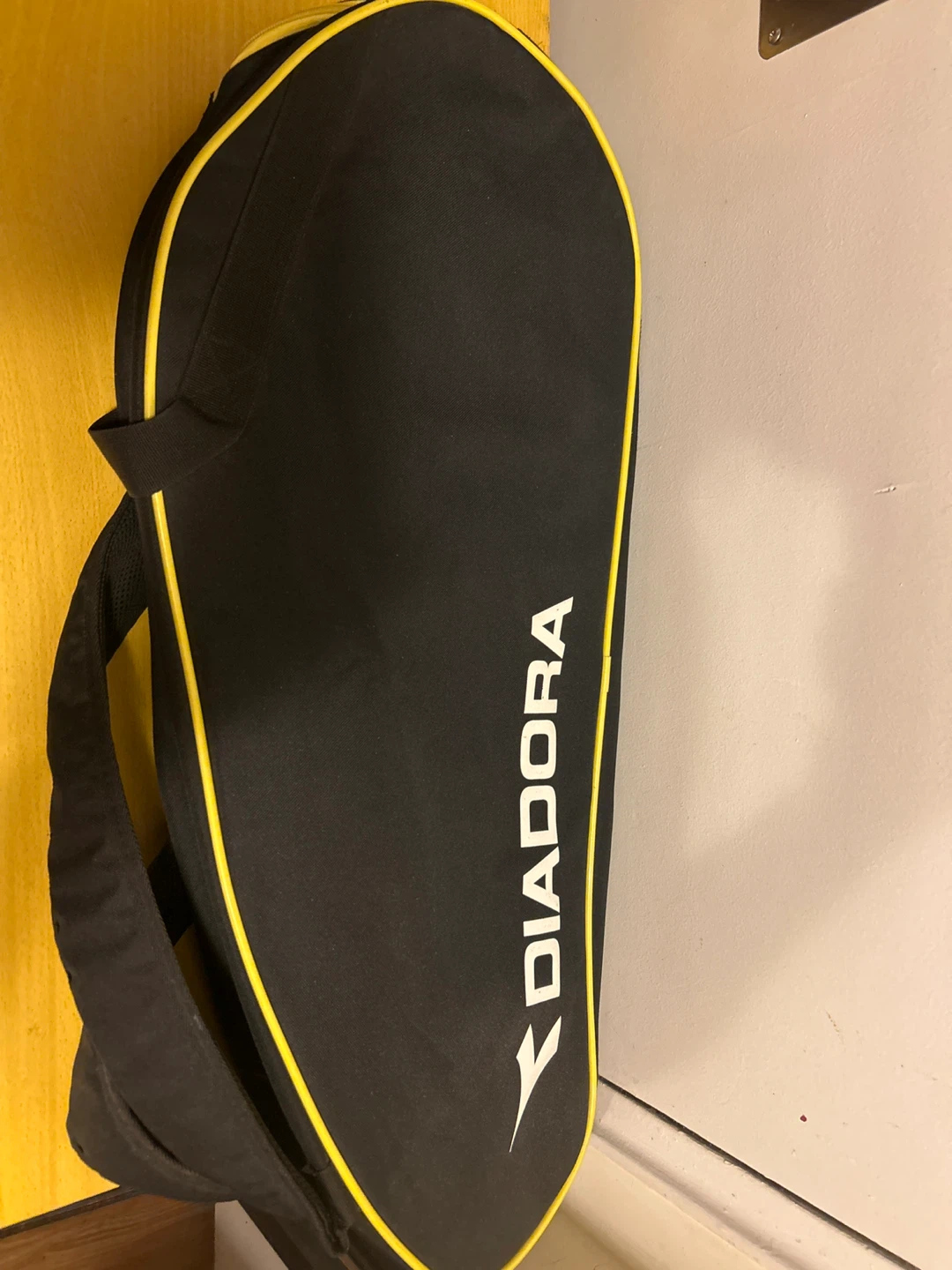 Diadora Black and Yellow Sport Bag - photo 3