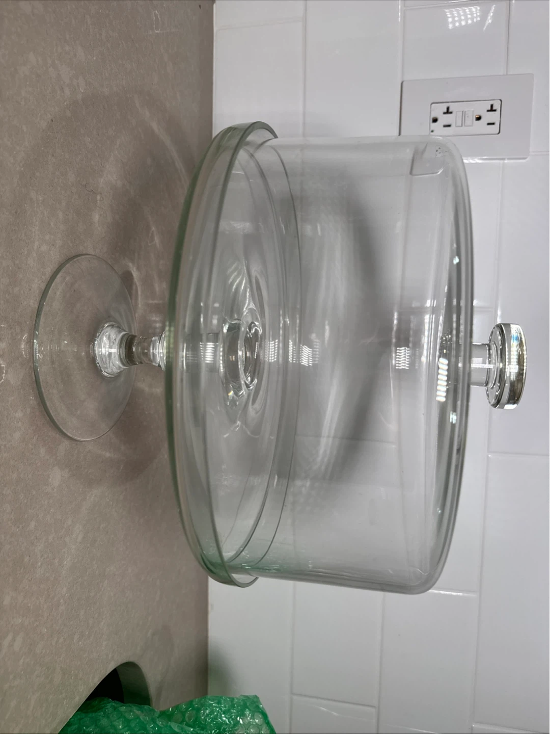 Glass Cake Stand with Dome Cover - photo 5