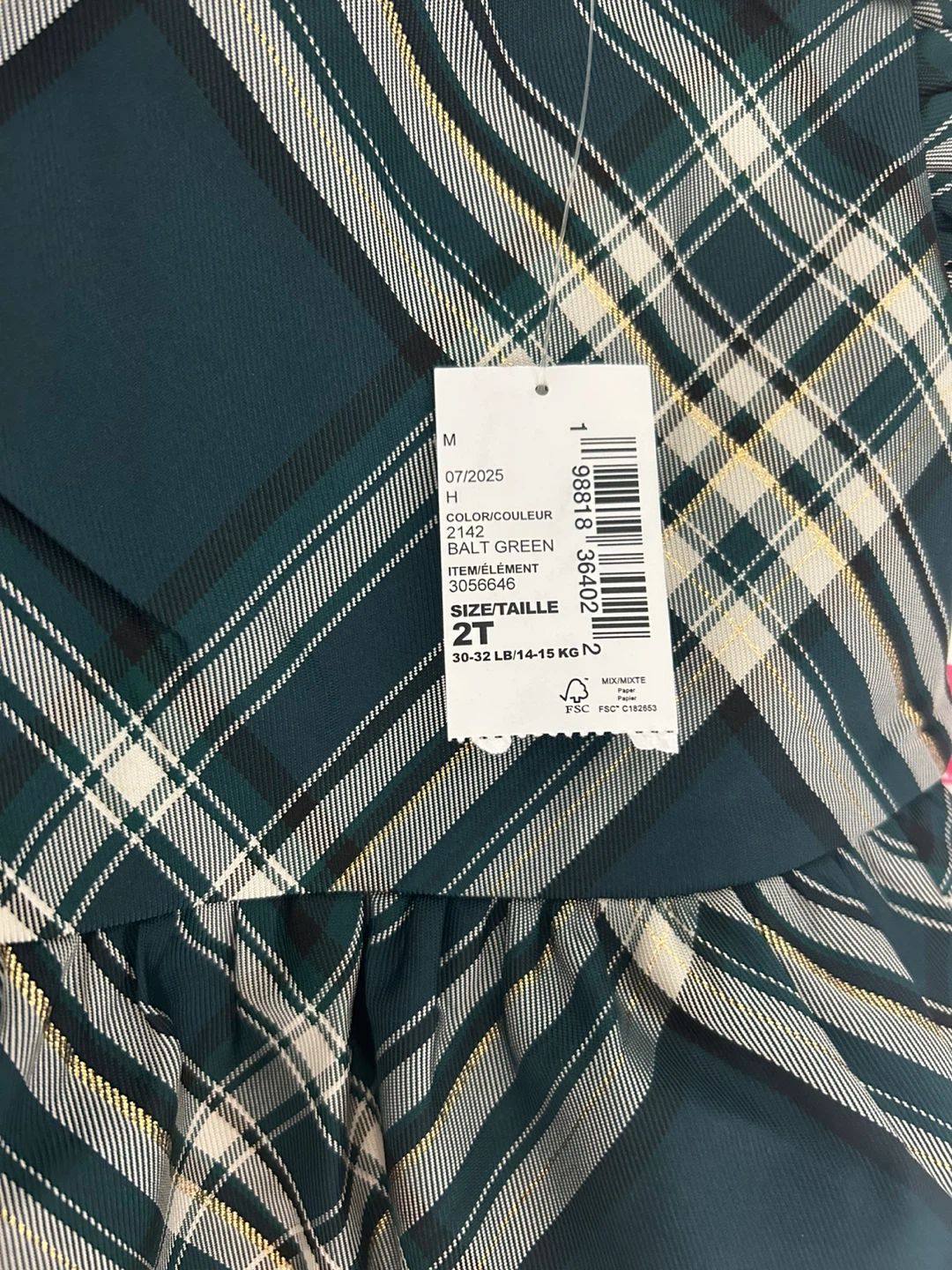 The Children's Place Plaid Dress - Size 2T - photo 2