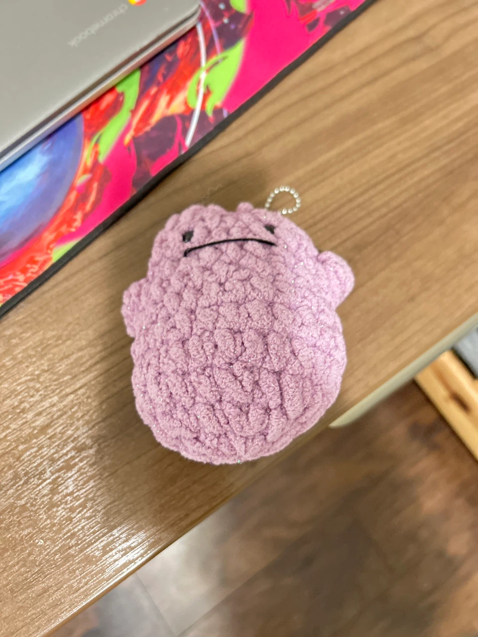 Ditto Pokémon Plush Keychain
