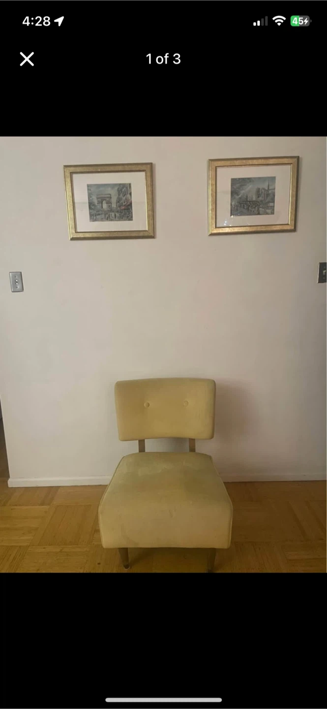 Yellow Accent Chair