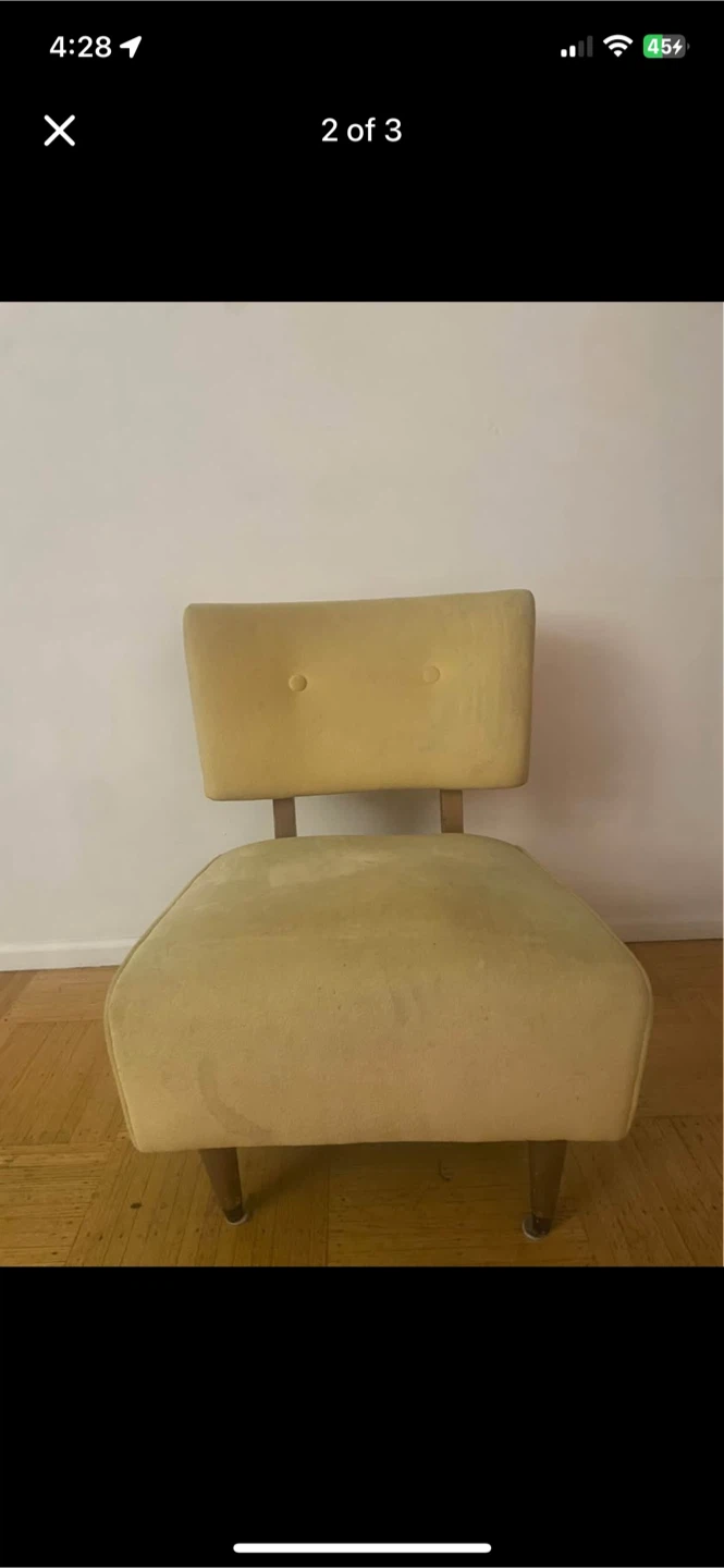 Yellow Accent Chair - photo 2