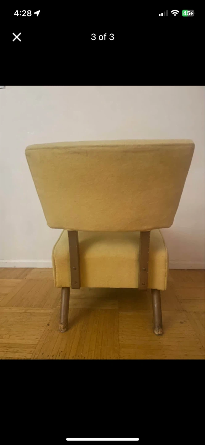 Yellow Accent Chair - photo 3
