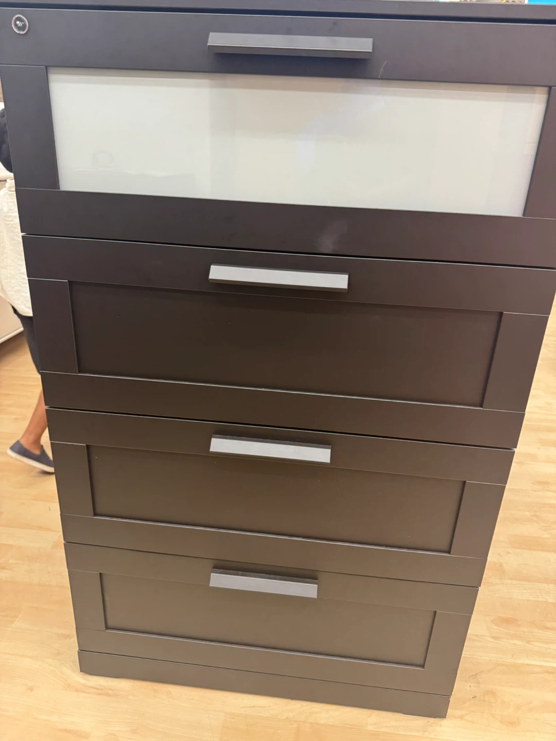 IKEA Hemnes Black-Brown 4-Drawer Chest