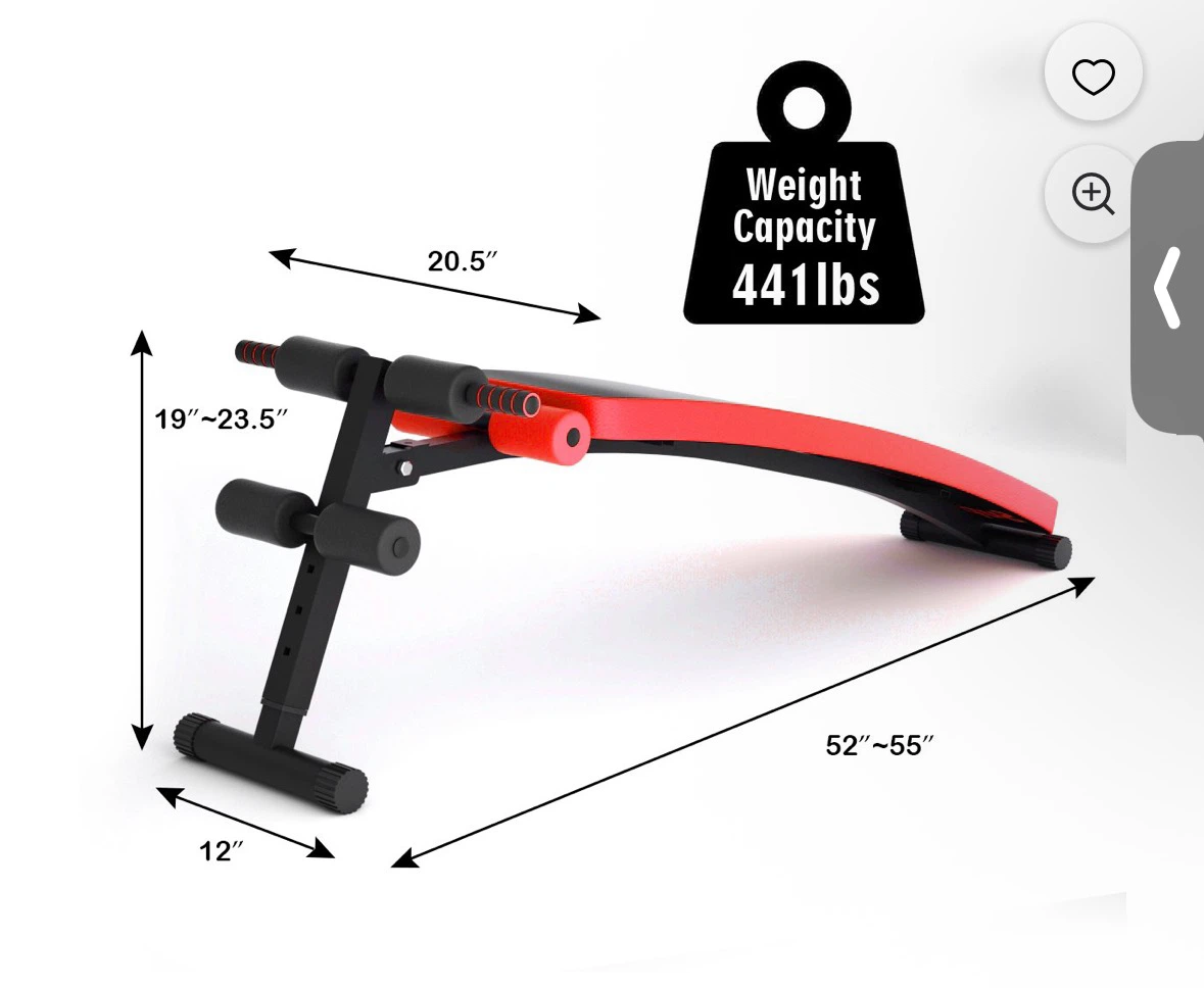 SuperFit Adjustable Weight Bench for Home Gym - photo 2