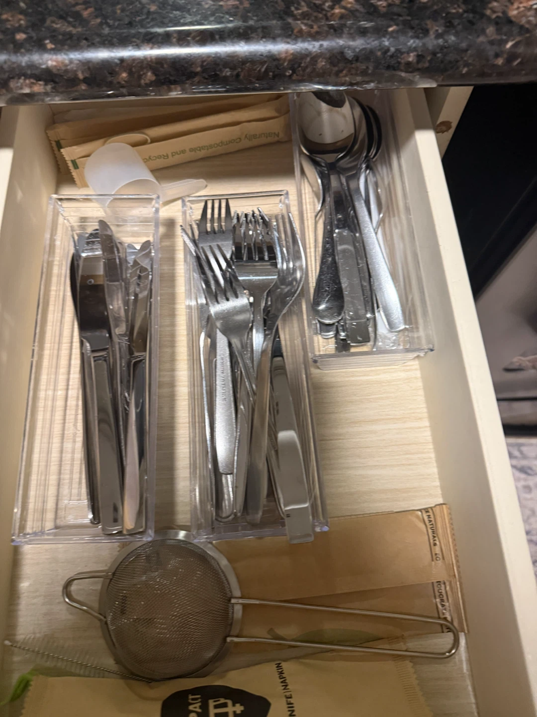 Utensils from renters