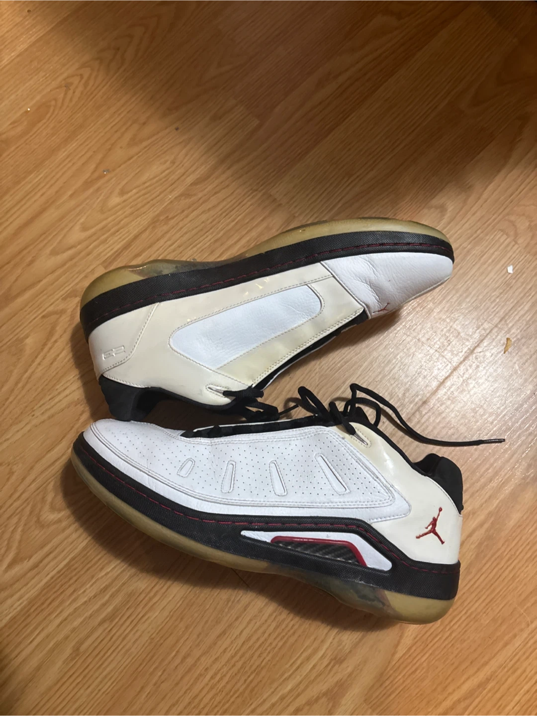 Jordan Flight SC-1 White Red Men's Basketball Shoes