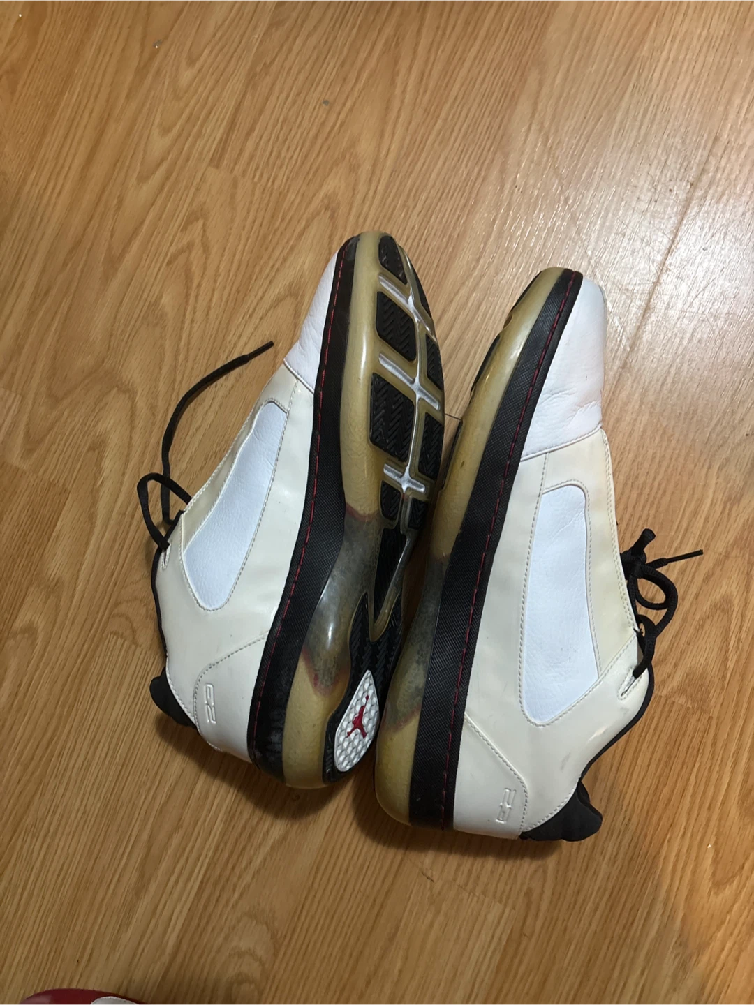 Jordan Flight SC-1 White Red Men's Basketball Shoes - photo 4