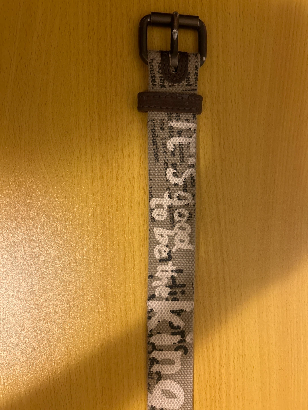 Text Pattern Belt