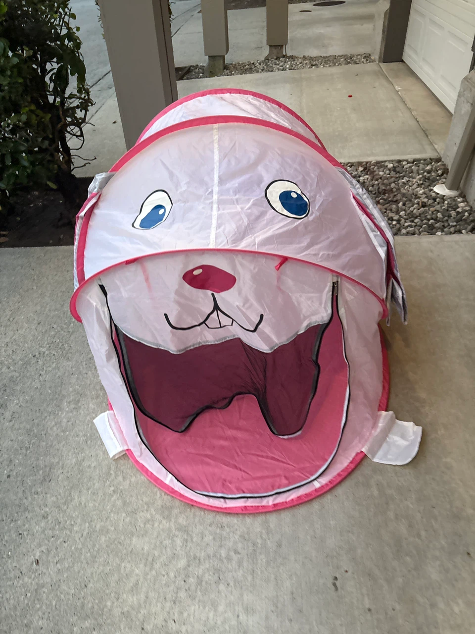 Pink Bunny Pop-Up Play Tent - photo 2