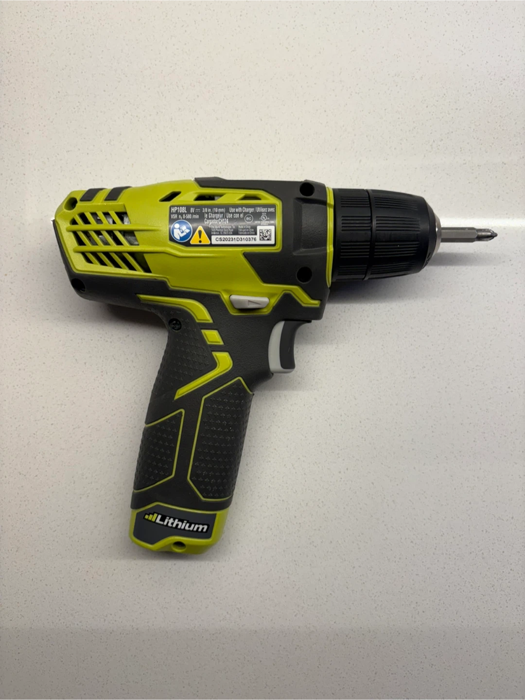 RYOBI 8V Lithium-Ion Cordless Drill Kit with Charger - photo 2