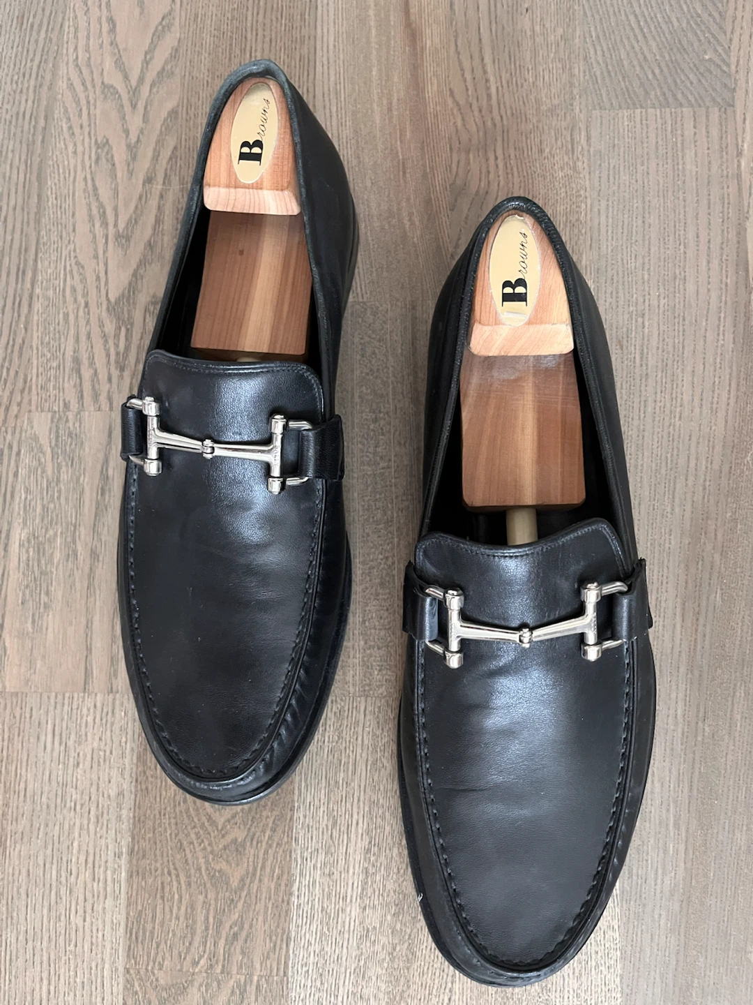 Bally Black Leather Loafers with Horsebit Detail - photo 5