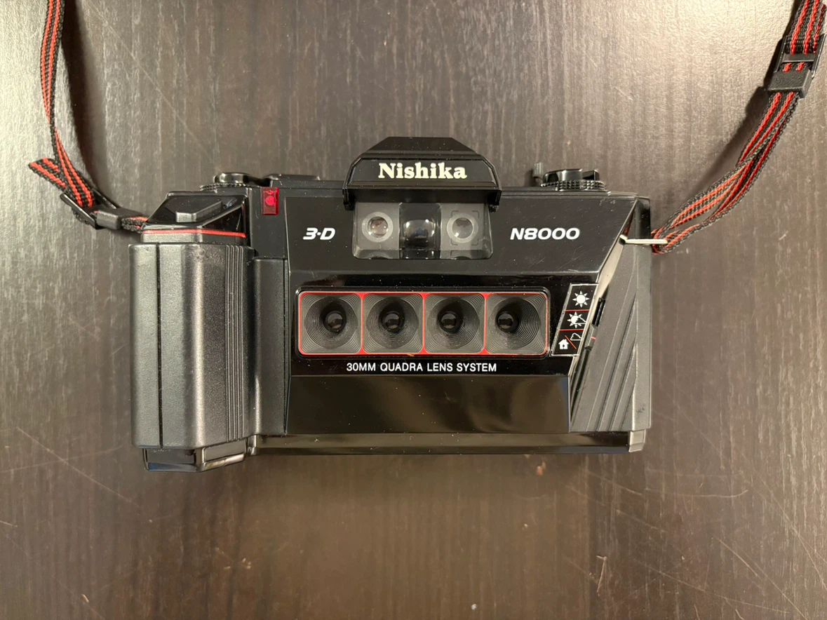 Nishika N8000 Camera + Nishika Twin Light 3010 Flash - photo 2