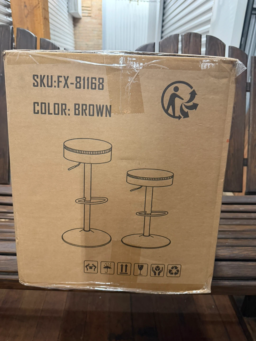 STOOLINK Bar Stools - Brown - photo 5
