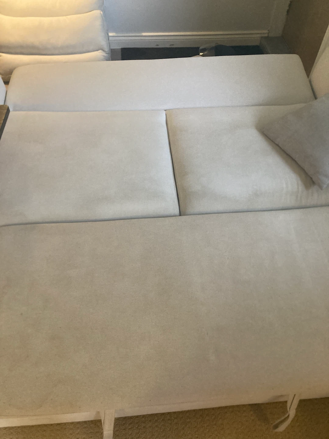 MOVING SALE: White Sofa Bed (Structube VERONIQUE) - photo 4