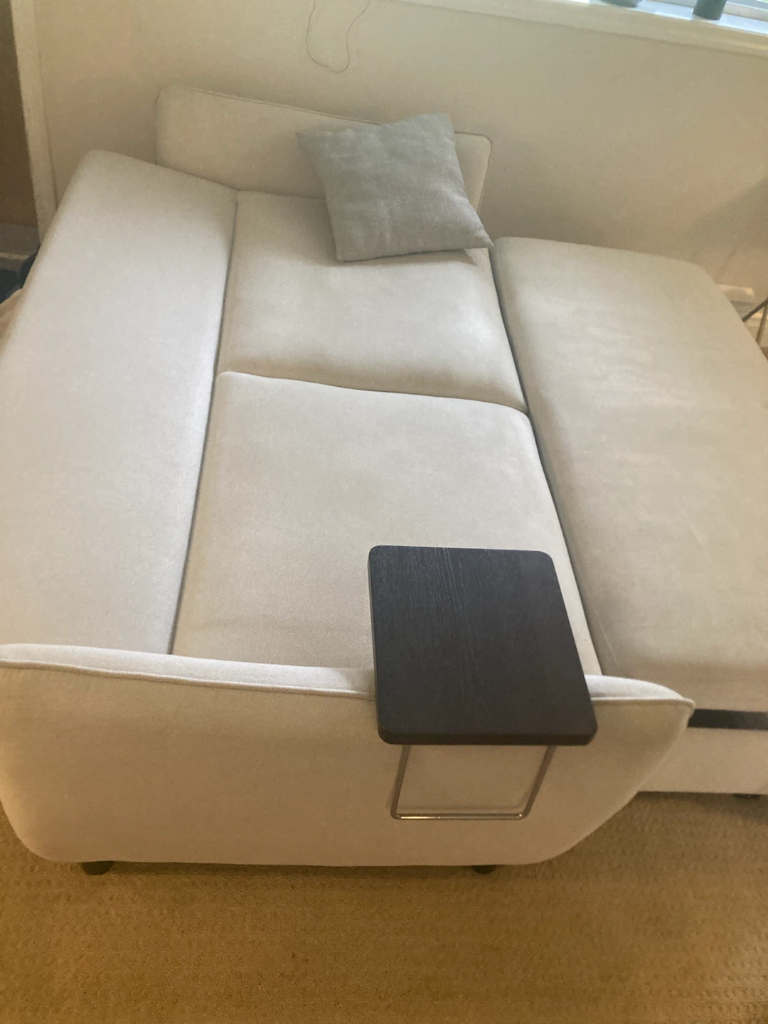 MOVING SALE: White Sofa Bed (Structube VERONIQUE) - photo 5