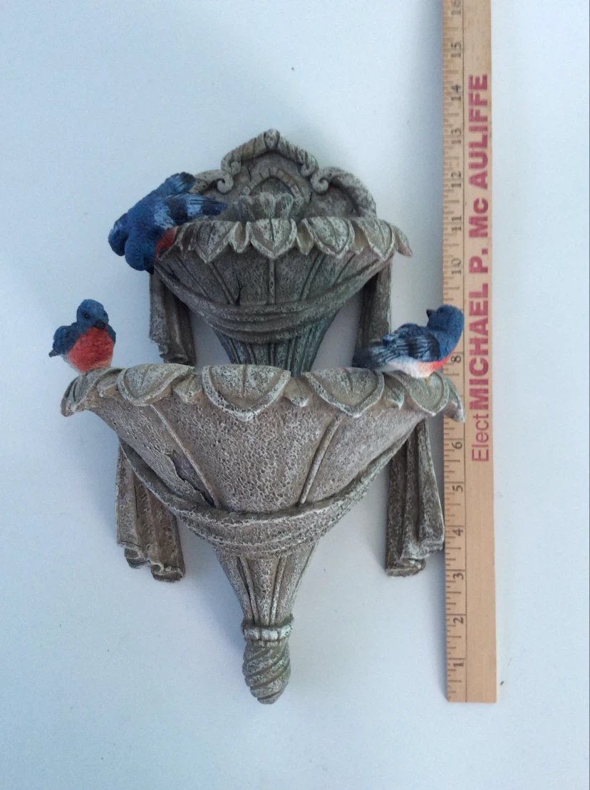 Wall Mounted Bird Bath Fountain Decor - photo 5