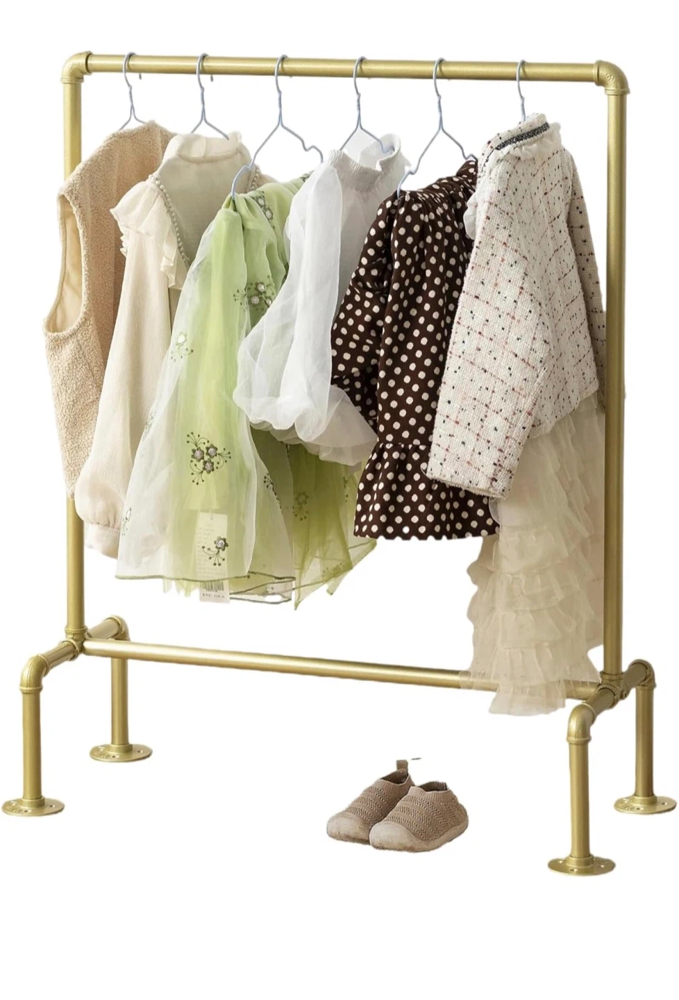 Kids Pipe Clothing Rack - Gold - photo 4