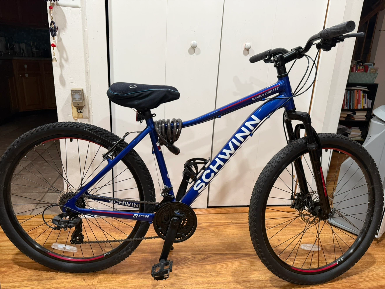 Blue Schwinn Aluminum Comp 27.5" Mountain Bike