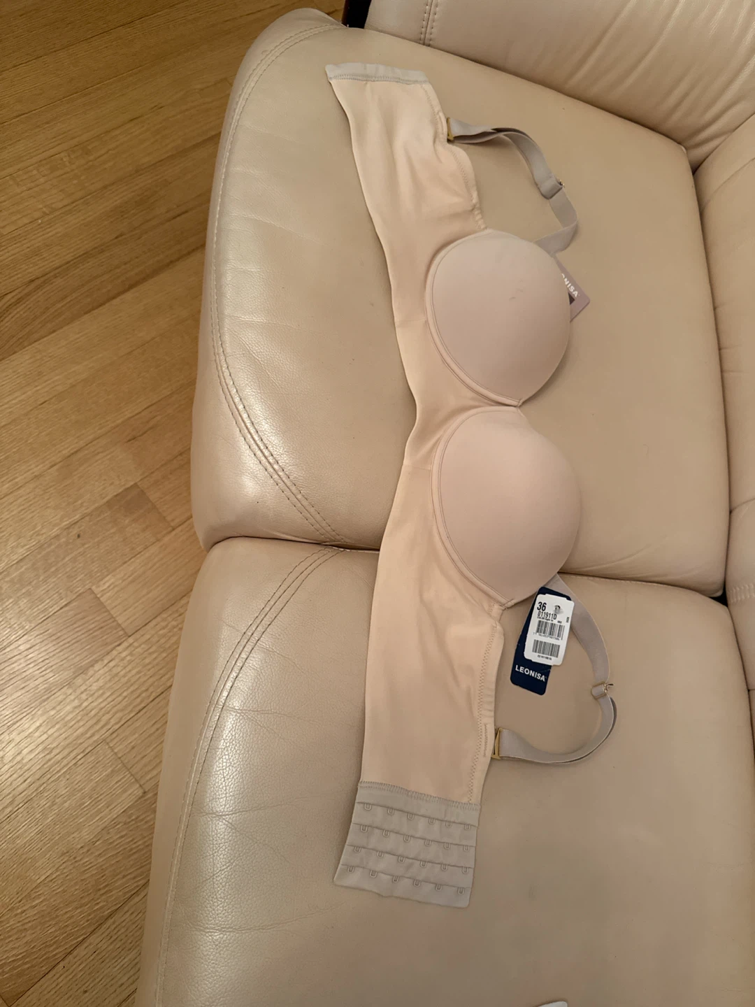 Lejona Strapless Bra 36DD Nude