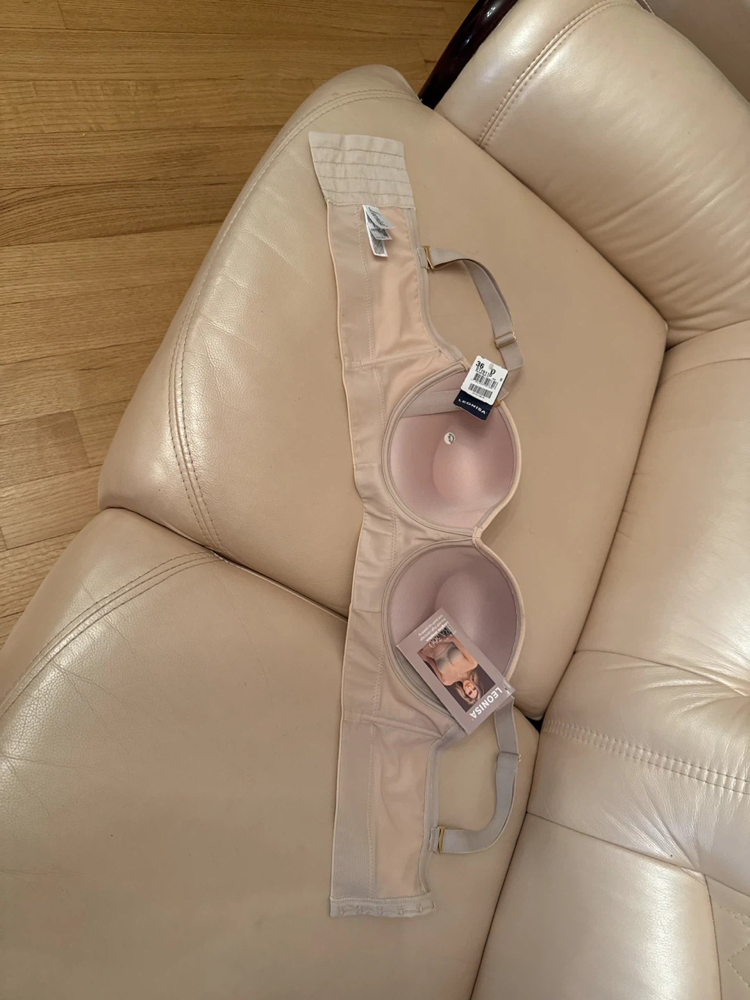Lejona Strapless Bra 36DD Nude - photo 2
