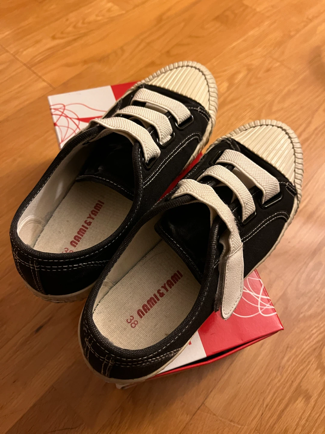 Black Canvas Loop Sneakers - photo 2